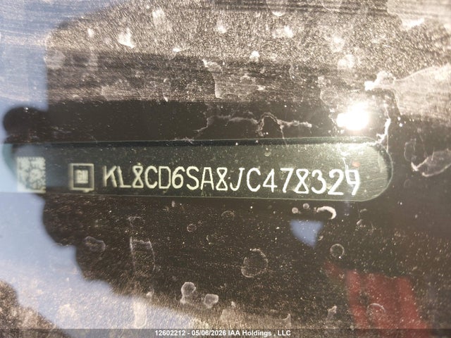 12602212 :رقم المزاد ، KL8CD6SA8JC478329 vin ، 2018 Chevrolet Spark 1lt Cvt مزاد بيع