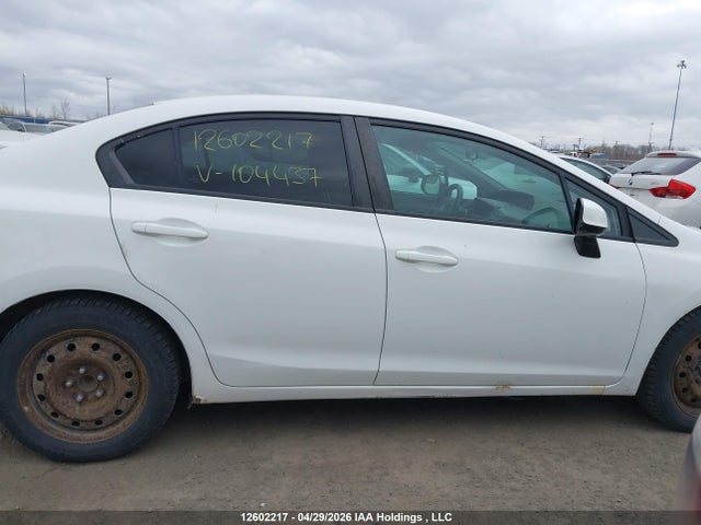 2012 Honda Civic Lx მანქანა იყიდება აუქციონზე, vin: 2HGFB2F44CH104437, აუქციონის ნომერი: 12602217