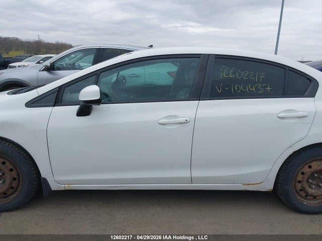 2012 Honda Civic Lx მანქანა იყიდება აუქციონზე, vin: 2HGFB2F44CH104437, აუქციონის ნომერი: 12602217
