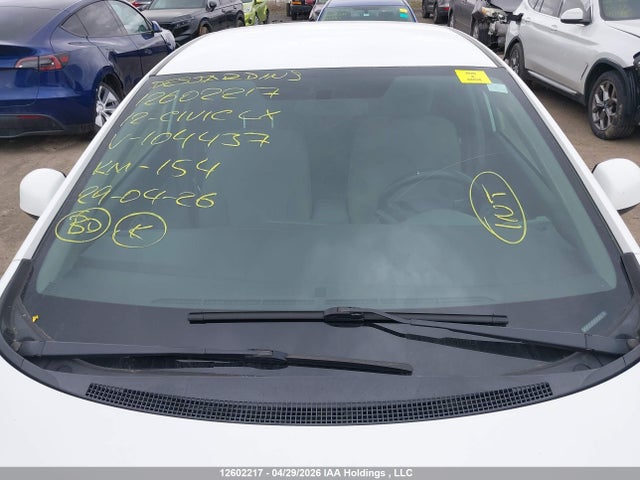 2012 Honda Civic Lx მანქანა იყიდება აუქციონზე, vin: 2HGFB2F44CH104437, აუქციონის ნომერი: 12602217