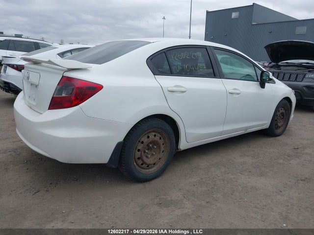 2012 Honda Civic Lx მანქანა იყიდება აუქციონზე, vin: 2HGFB2F44CH104437, აუქციონის ნომერი: 12602217