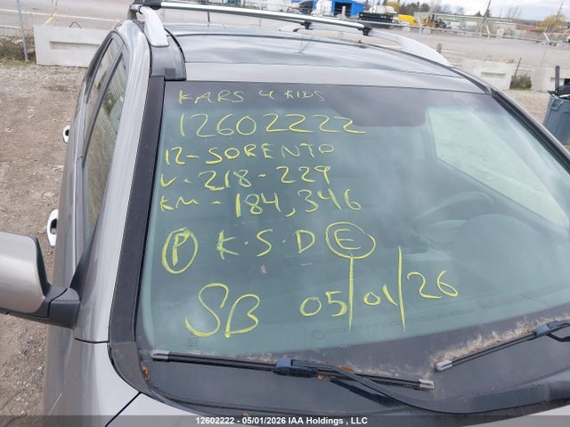2012 Kia Sorento Ex მანქანა იყიდება აუქციონზე, vin: 5XYKUDA29CG218229, აუქციონის ნომერი: 12602222