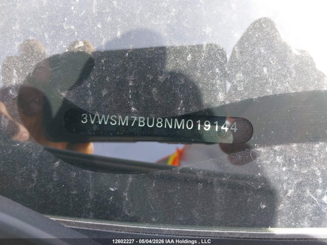 Продажа на аукционе авто 2022 Volkswagen Jetta, vin: 3VWSM7BU8NM019144, номер лота: 12602227