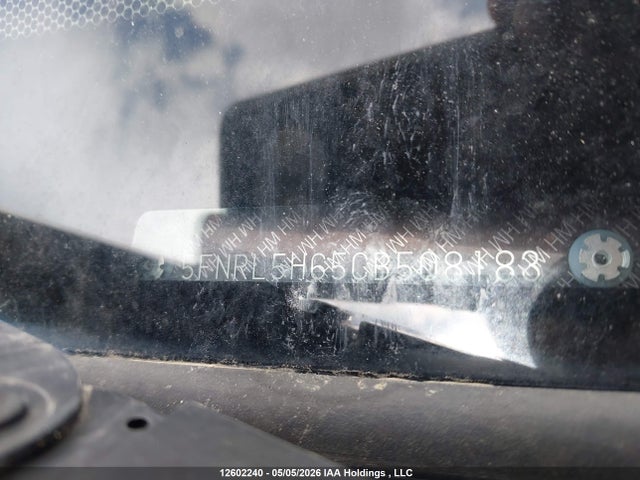 Продажа на аукционе авто 2012 Honda Odyssey Exl, vin: 5FNRL5H65CB508183, номер лота: 12602240