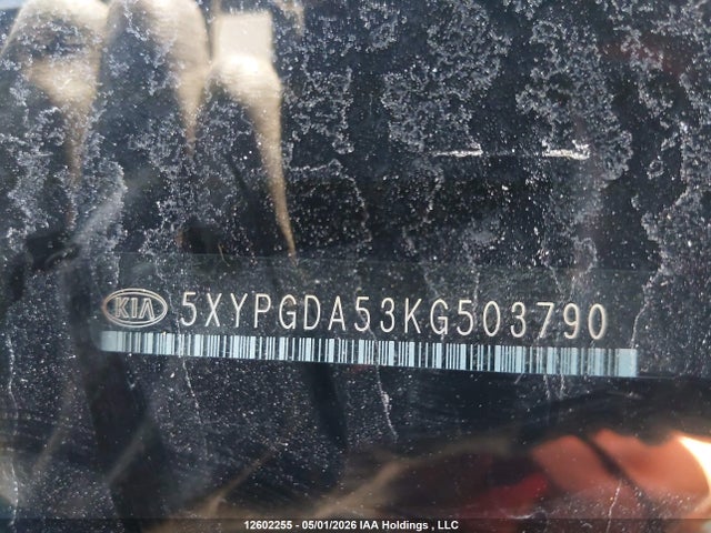 5XYPGDA53KG503790 KIA Sorento 2.4l Lx/3.3l Lx