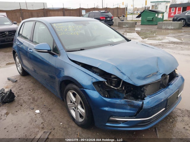 Продаж на аукціоні авто 2021 Volkswagen Golf Comfortline/highline, vin: 3VWG57AU1MM017223, номер лоту: 12602278
