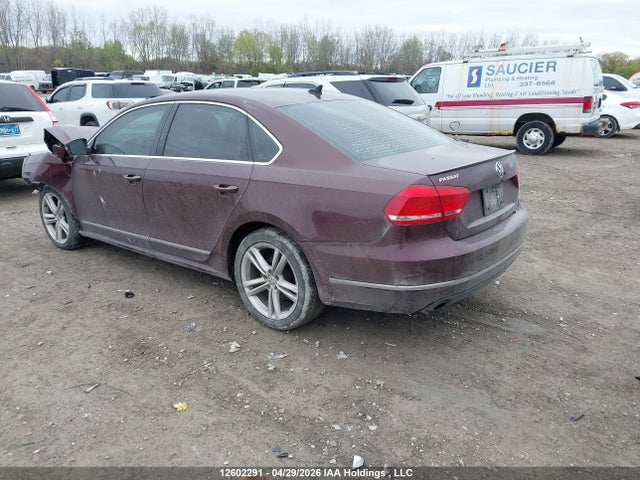 12602291 :رقم المزاد ، 1VWCN7A32DC020820 vin ، 2013 Volkswagen Passat Sel مزاد بيع