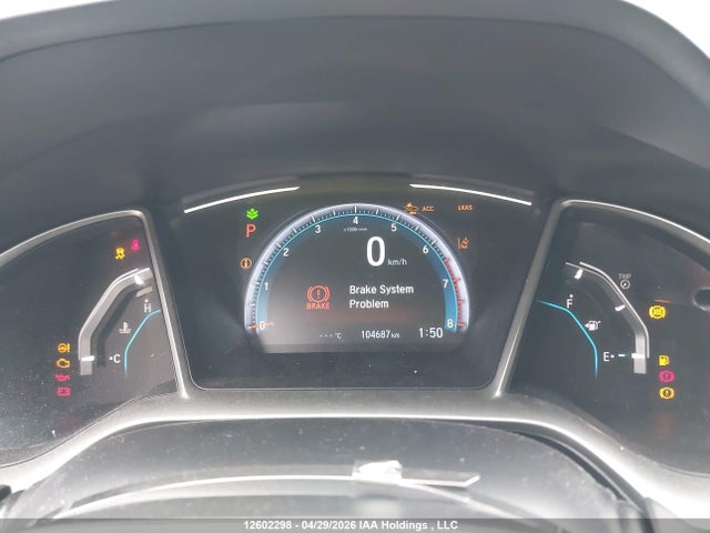 Продажа на аукционе авто 2019 Honda Civic Touring, vin: 2HGFC1F98KH104779, номер лота: 12602298