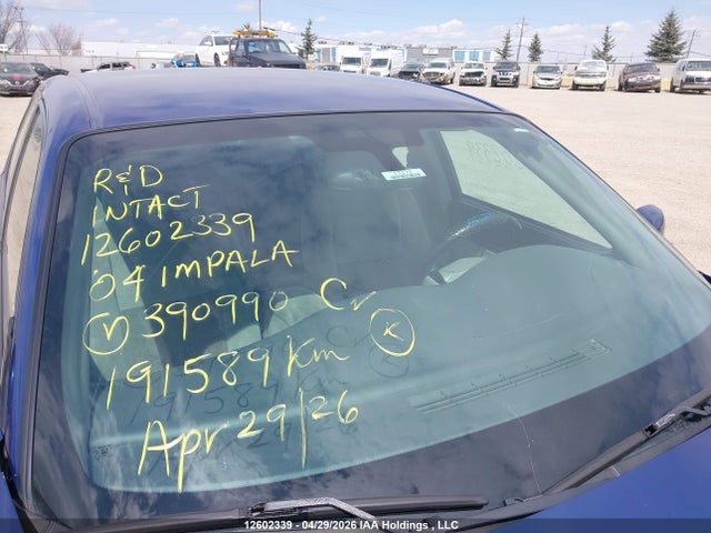 2004 Chevrolet Impala მანქანა იყიდება აუქციონზე, vin: 2G1WF52E049390990, აუქციონის ნომერი: 12602339
