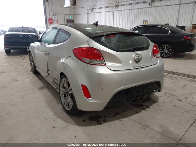 2013 Hyundai Veloster Tech მანქანა იყიდება აუქციონზე, vin: KMHTC6AD4DU109113, აუქციონის ნომერი: 12602351