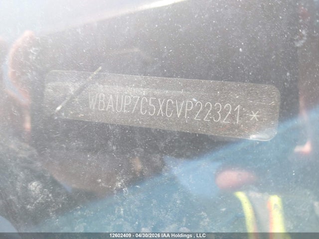 Aukcja sprzedaży 2012 Bmw 128i, vin: WBAUP7C5XCVP22321, numer aukcji: 12602409