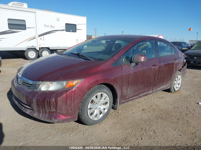 12602426 :رقم المزاد ، 2HGFB2F42CH062303 vin ، 2012 Honda Civic Lx مزاد بيع