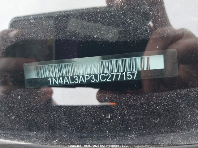 Продажа на аукционе авто 2018 Nissan Altima, vin: 1N4AL3AP3JC277157, номер лота: 12602488