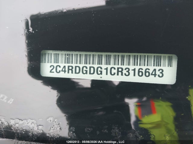 Продажа на аукционе авто 2012 Dodge Grand Caravan Crew, vin: 2C4RDGDG1CR316643, номер лота: 12602513
