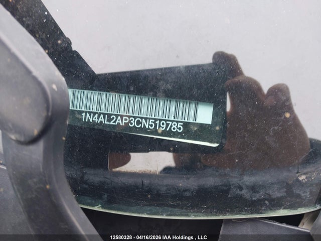 12580328 :رقم المزاد ، 1N4AL2AP3CN519785 vin ، 2012 Nissan Altima 2.5 S مزاد بيع