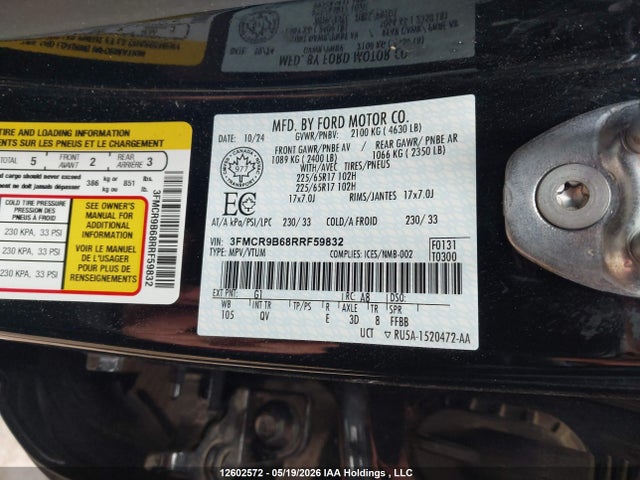 3FMCR9B68RRF59832 Ford Bronco Sport Big Bend