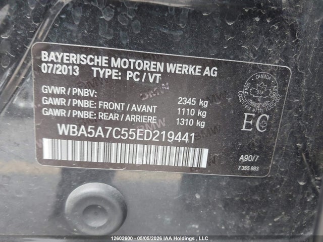 Продаж на аукціоні авто 2014 Bmw 528 Xi, vin: WBA5A7C55ED219441, номер лоту: 12602600