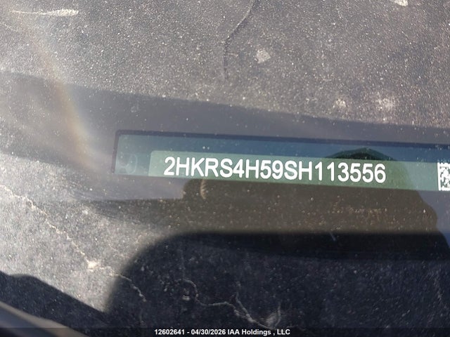 2025 Honda Cr-v Sport მანქანა იყიდება აუქციონზე, vin: 2HKRS4H59SH113556, აუქციონის ნომერი: 12602641