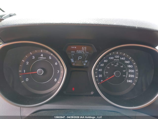 12602647 :رقم المزاد ، 5NPDH4AE8CH068615 vin ، 2012 Hyundai Elantra Gl مزاد بيع