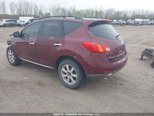 2009 Nissan Murano S/sl/le მანქანა იყიდება აუქციონზე, vin: JN8AZ18W09W147846, აუქციონის ნომერი: 12602735