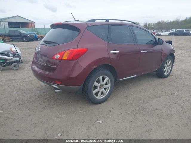 2009 Nissan Murano S/sl/le მანქანა იყიდება აუქციონზე, vin: JN8AZ18W09W147846, აუქციონის ნომერი: 12602735