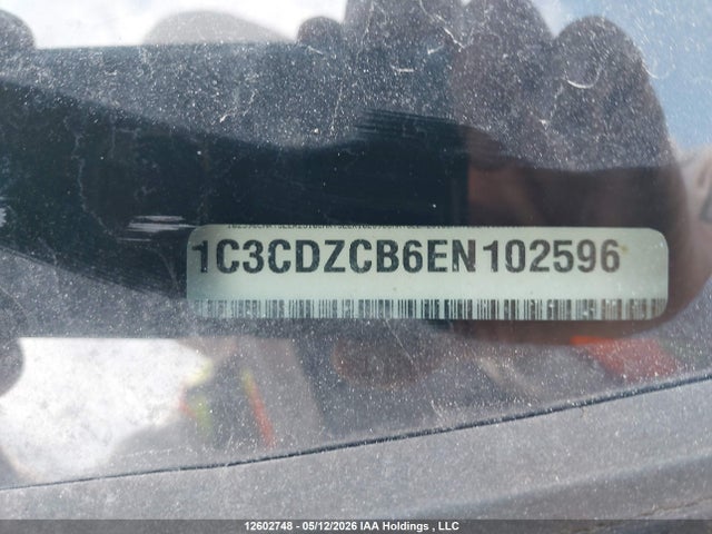12602748 :رقم المزاد ، 1C3CDZCB6EN102596 vin ، 2014 Dodge Avenger مزاد بيع