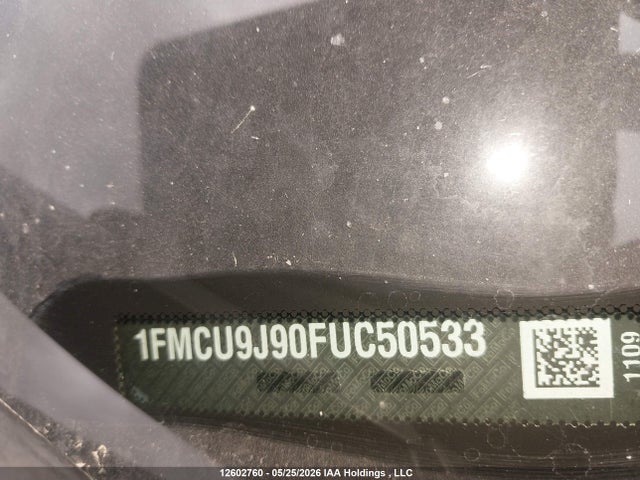 Продажа на аукционе авто 2015 Ford Escape Titanium, vin: 1FMCU9J90FUC50533, номер лота: 12602760