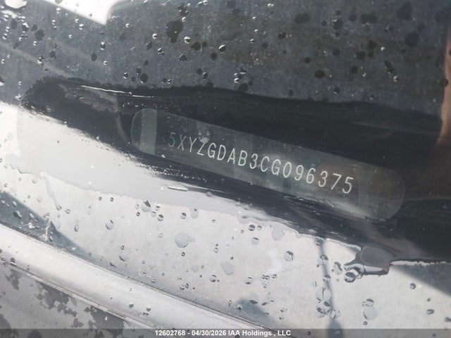 Продаж на аукціоні авто 2012 Hyundai Santa Fe Gl 2.4 Premium, vin: 5XYZGDAB3CG096375, номер лоту: 12602768