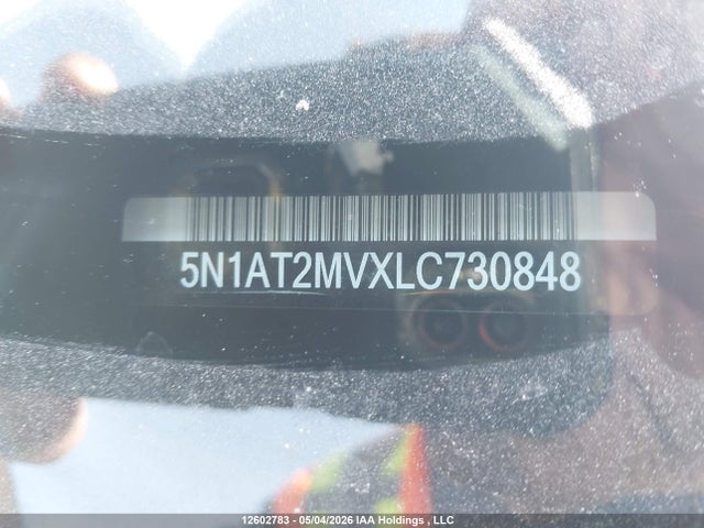 Продаж на аукціоні авто 2020 Nissan Rogue S/sl/sv, vin: 5N1AT2MVXLC730848, номер лоту: 12602783
