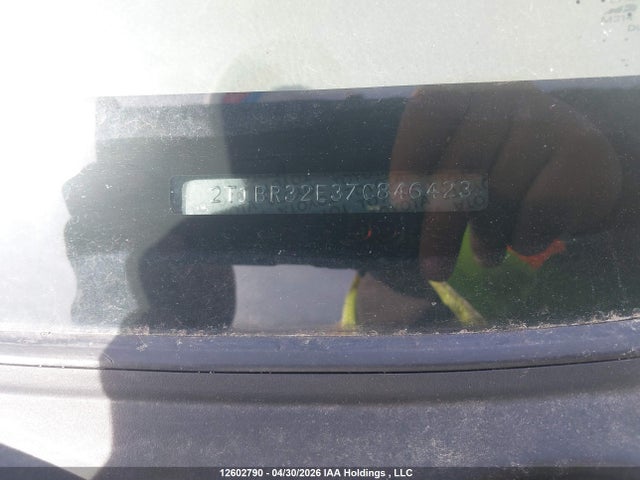 12602790 :رقم المزاد ، 2T1BR32E37C846423 vin ، 2007 Toyota Corolla Ce/le/s مزاد بيع