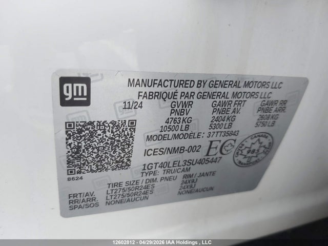 GMC Sierra Ev Extended Range Denali 4wd 2025 1GT40LEL3SU405447 Image 9