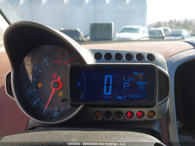 2012 Chevrolet Sonic 2lt მანქანა იყიდება აუქციონზე, vin: 1G1JC6SB8C4217203, აუქციონის ნომერი: 12602852