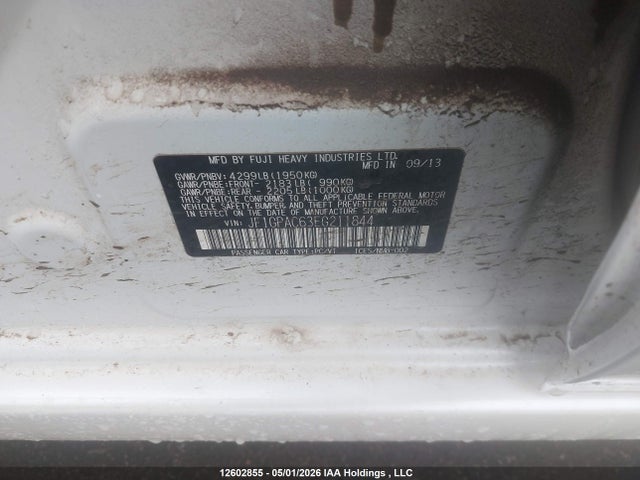 JF1GPAC63EG211844 Subaru Impreza Premium