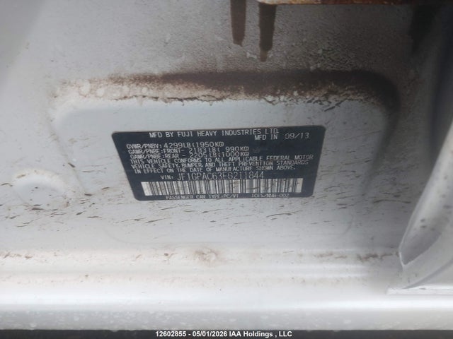 JF1GPAC63EG211844 Subaru Impreza Premium