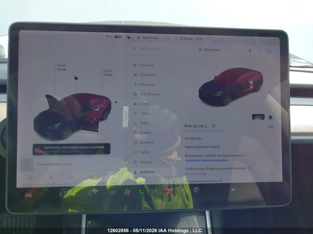 Aukcja sprzedaży 2020 Tesla Model 3, vin: 5YJ3E1EA8LF715541, numer aukcji: 12602856