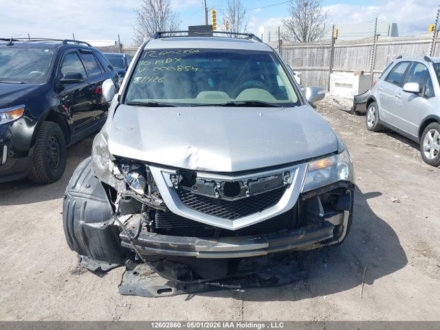 12602860 :رقم المزاد ، 2HNYD2H65AH000854 vin ، 2010 Acura Mdx Technology مزاد بيع