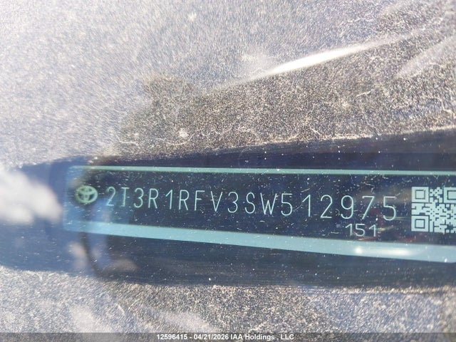 2025 Toyota Rav4 Xle მანქანა იყიდება აუქციონზე, vin: 2T3R1RFV3SW512975, აუქციონის ნომერი: 12596415