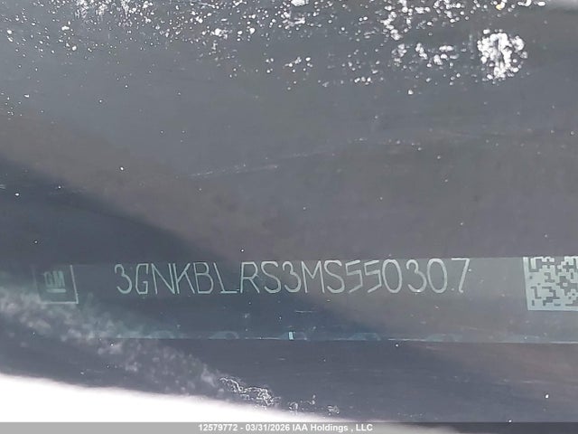 Aukcja sprzedaży 2021 Chevrolet Blazer Premier, vin: 3GNKBLRS3MS550307, numer aukcji: 12579772