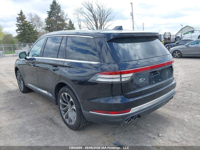 2025 Lincoln Aviator Reserve მანქანა იყიდება აუქციონზე, vin: 5LM5J7XC3SGL07130, აუქციონის ნომერი: 12602889