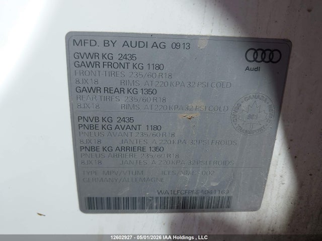 WA1LFCFP5EA041169 Audi Q5