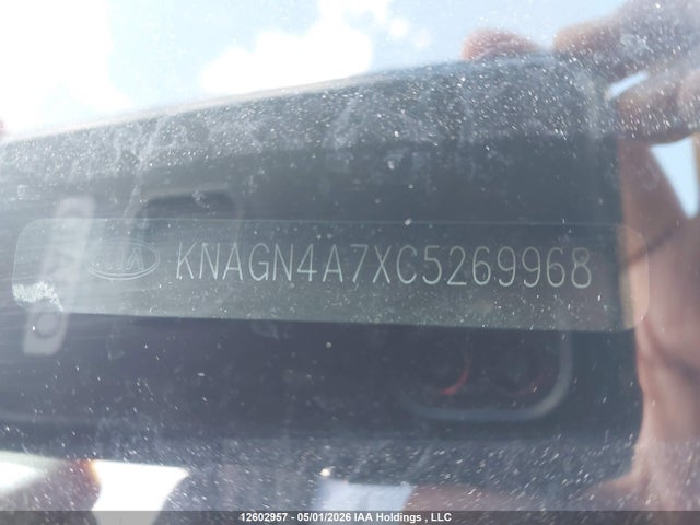 12602957 :رقم المزاد ، KNAGN4A7XC5269968 vin ، 2012 Kia Optima مزاد بيع