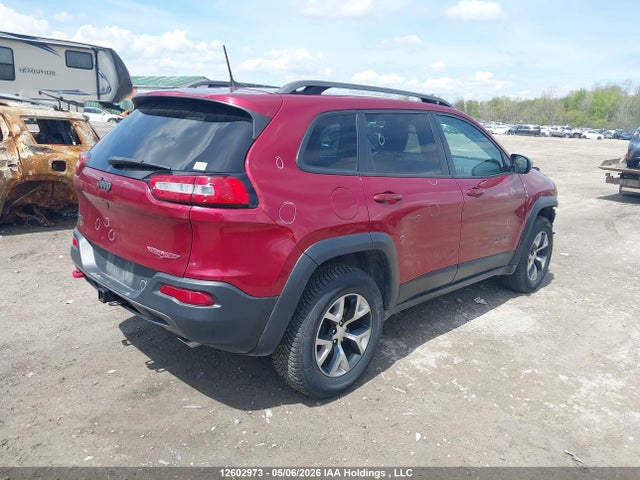 12602973 :رقم المزاد ، 1C4PJMBS4HD225382 vin ، 2017 Jeep Cherokee Trailhawk مزاد بيع