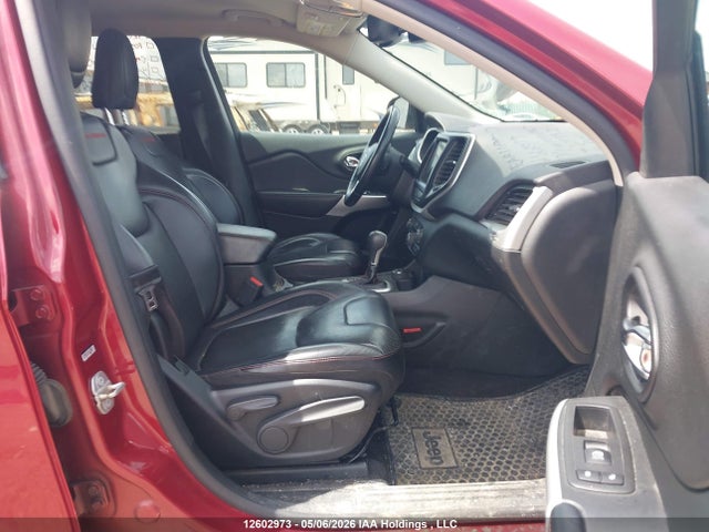 12602973 :رقم المزاد ، 1C4PJMBS4HD225382 vin ، 2017 Jeep Cherokee Trailhawk مزاد بيع