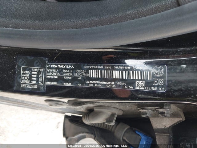 2024 Dodge Hornet Phev R/t Plus მანქანა იყიდება აუქციონზე, vin: ZACPDFDW3R3A23162, აუქციონის ნომერი: 12602998