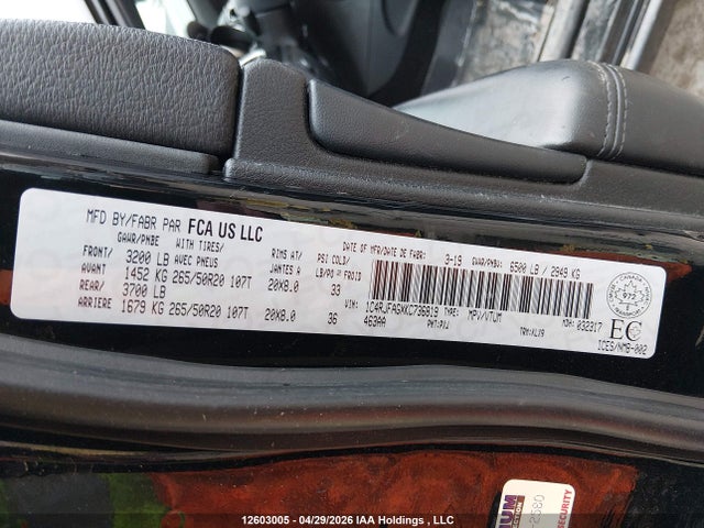 1C4RJFAGXKC736819 Jeep Grand Cherokee Laredo