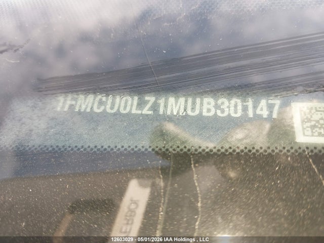 12603029 :رقم المزاد ، 1FMCU0LZ1MUB30147 vin ، 2021 Ford Escape Phev Titanium مزاد بيع