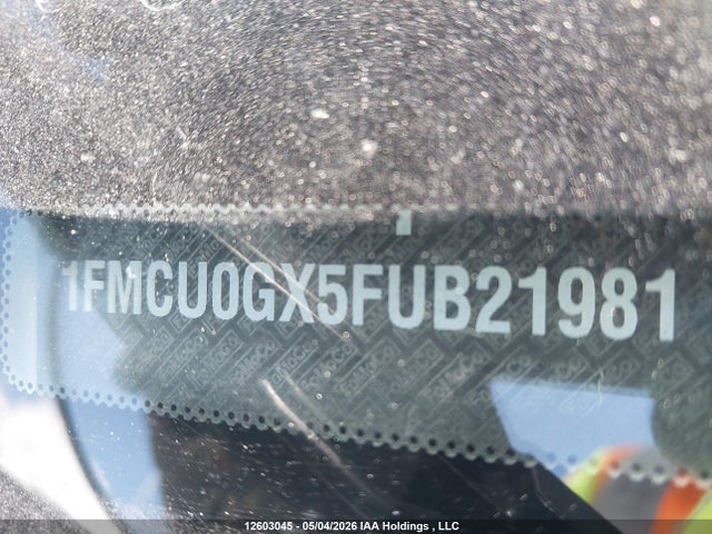 Продаж на аукціоні авто 2015 Ford Escape Se, vin: 1FMCU0GX5FUB21981, номер лоту: 12603045