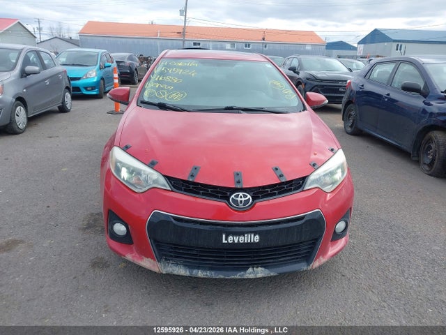 12595926 :رقم المزاد ، 2T1BURHE3EC110880 vin ، 2014 Toyota Corolla S مزاد بيع