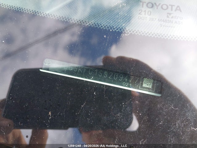 5TDGSKFC1SS209477 Toyota Sienna Le 8-passenger