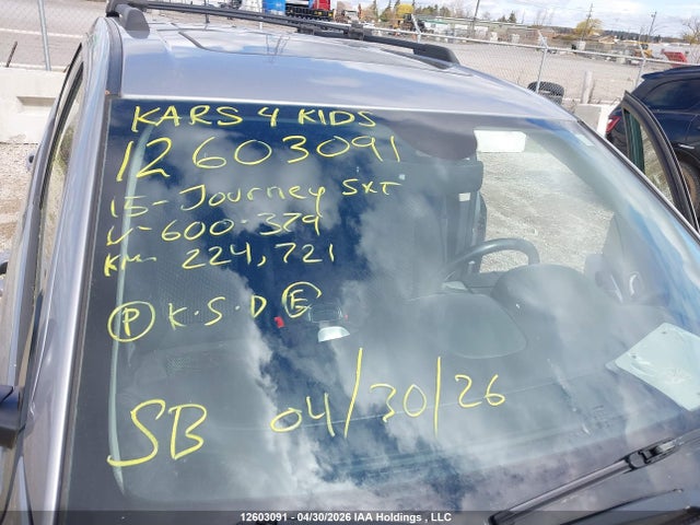 2015 Dodge Journey Sxt/limited მანქანა იყიდება აუქციონზე, vin: 3C4PDCCG2FT600379, აუქციონის ნომერი: 12603091